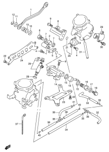 TL1000 Throttle body fitting parts