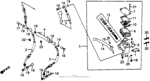 CBX Передний главный тормозной цилиндр