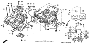 CB750 Картер двигателя