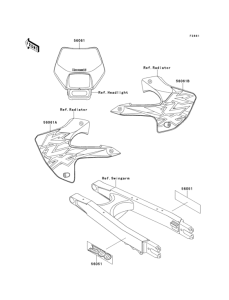 KLX300R Decals(klx300-a2)