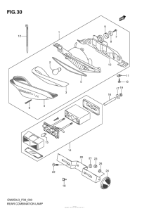 GSX-R250 Задний фонарь