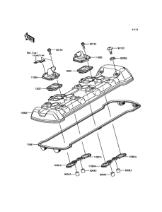 ZR1000 Крышка головки цилиндров