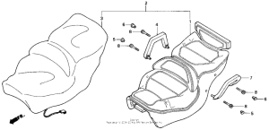 GL1500 Сиденье