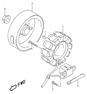 AY50 Зажигание