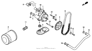 VT700C Маслянный фильтр