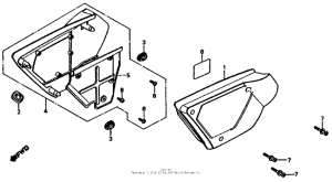 XL185 Side cover 79-82