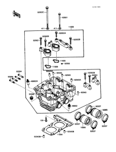EX250 Головка цилиндров