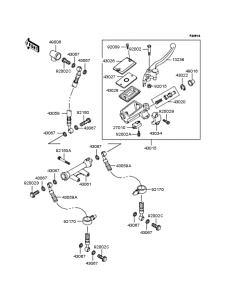 ZR400 Главный тормозной цилиндр