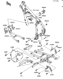 KL600 Рама ,крепежные детали