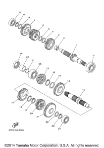 XV17PCS Трансмиссия