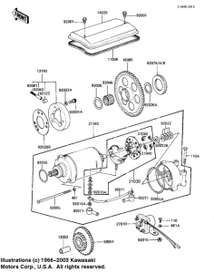 KZ1000 Starter motor / starter clutch