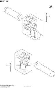 VL1500B Handle Switch (Vl1500Bl4 E03)