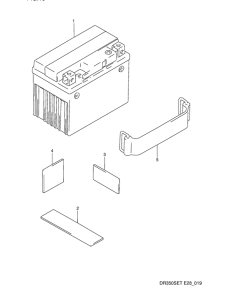 DR350 Аккумулятор