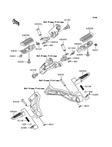 ZR1200 Подножки