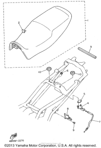XJ600SG Сиденье