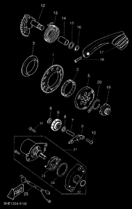 YQ50L Стартер