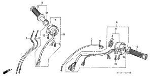 VFR750F Switch / cable