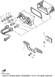 FZR600RFC Фонарь