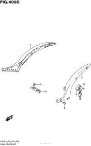 VL800B Frame Handle Grip (Vl800Tl5 E03)
