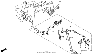 GL1500 Sub frame set 90