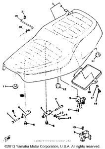 XS650_2F - 1979 Сиденье