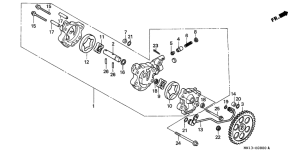 XR600R Маслонасос