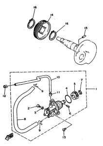 YN50R Масляный насос