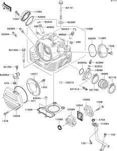 BN125 Головка цилиндров
