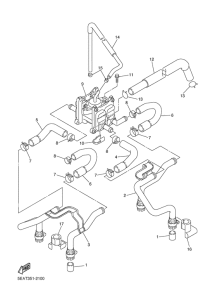 XJR1300 Система забора воздуха