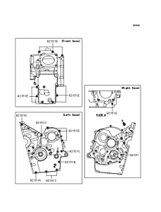 VN250 Болты крепления картера