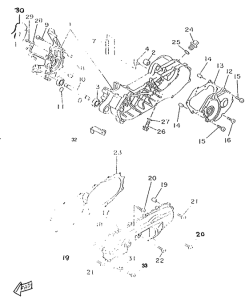 CW50RSP Картер двигателя