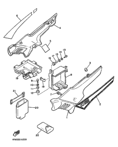 XJ900 Боковые обтекатели 2
