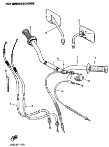 SR500 Lenker . kabel