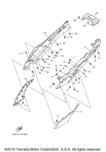 FJ09FGY Боковые обтекатели