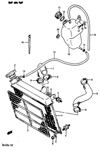 RG125 Радиатор