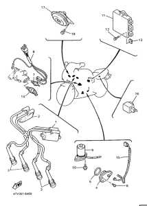 YZF600R Электрика 1