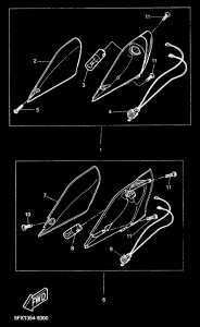 CW50RS Поворотники