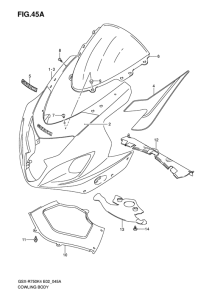 GSX-R750 Cowling body