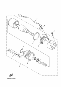 YP250G ｽﾀｰﾃｲﾝｸﾞﾓｰﾀ