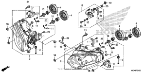 GL1800 (ABS) Фара
