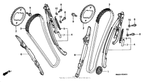 VT1100C Цепь ГРМ