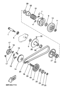 YQ50 Сцепление