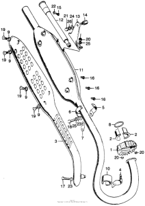 CL125 Глушитель
