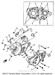 IT465J Картер двигателя