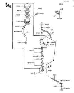 ZG1000 Задний тормозной цилиндр