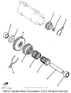 XV920J Муфта стартера