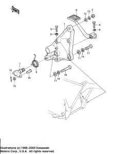  Педаль тормоза