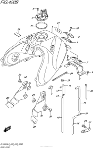 DL1000 (ABS) Fuel Tank (Dl1000Al5 E28)