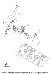 YZF-R1M Система забора воздуха