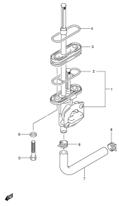 DR-Z400 Топливный кран